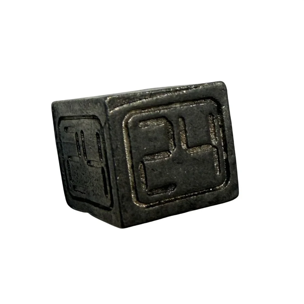 Star Wars Sabacc Chance Cube Die Metallic Weathered Gaming Prop Toy Single